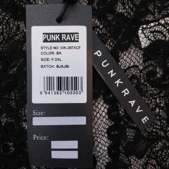 Punk Rave Flare Lace Pants NWT - Picture 7 of 8
